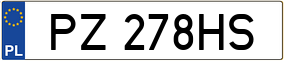 Truck License Plate